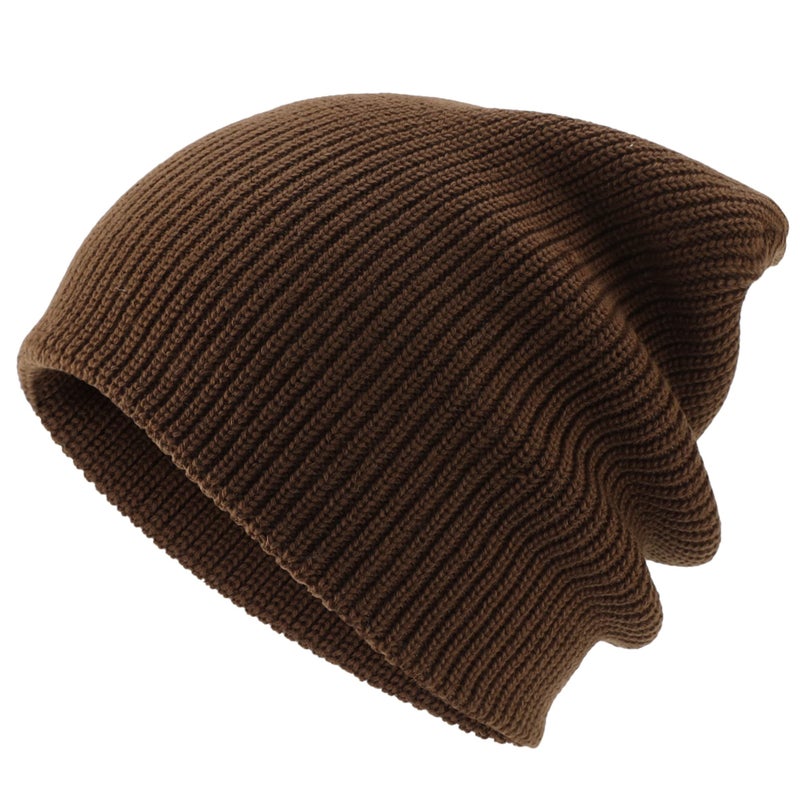Connectyle Classic Men's Warm Winter Hats Acrylic Knit Cuff Beanie Cap Daily Beanie Hat (Coffee) - Image 3